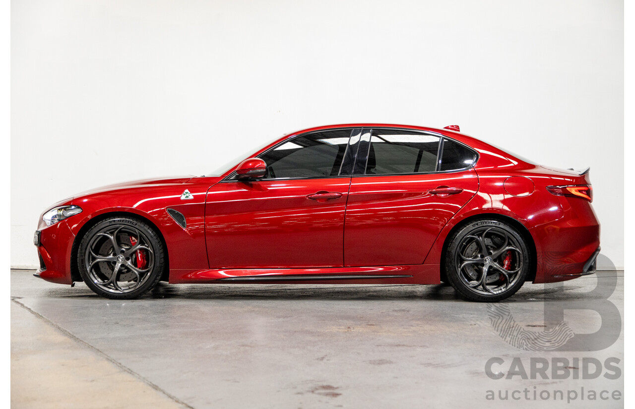 06/2018 Alfa Romeo Giulia Quadrifoglio MY18 4d Sedan Competizione Red Metallic Twin Turbo V6 2.9L