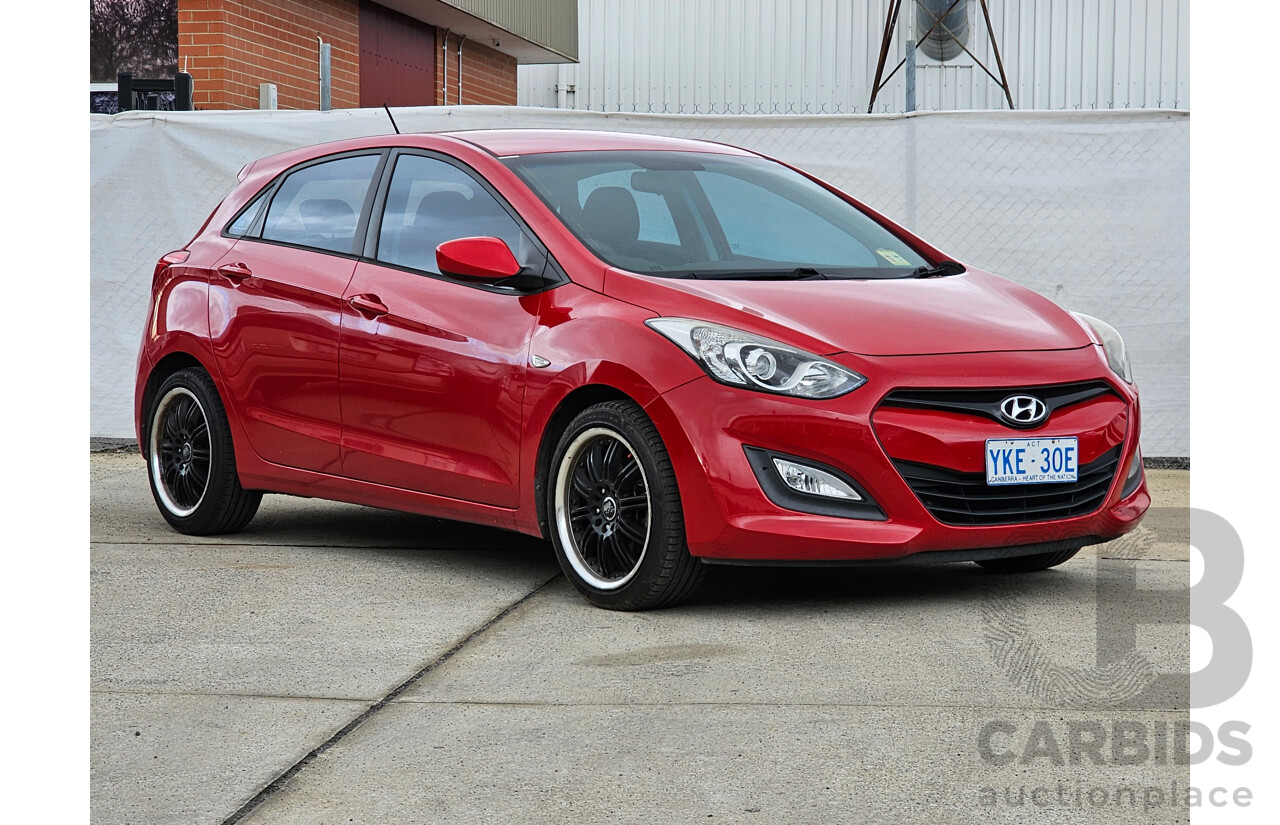 4/2013 Hyundai i30 Active GD 5d Hatchback Red 1.8L