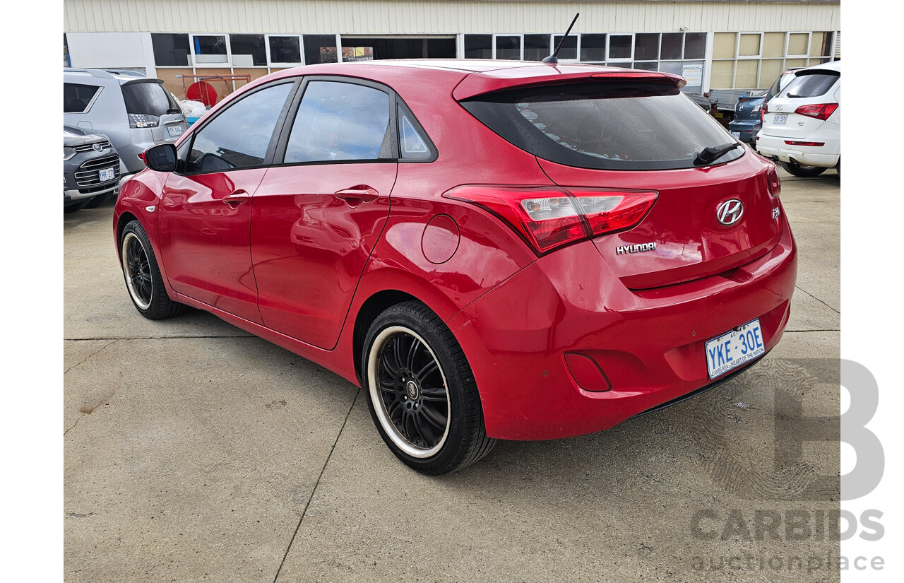 4/2013 Hyundai i30 Active GD 5d Hatchback Red 1.8L