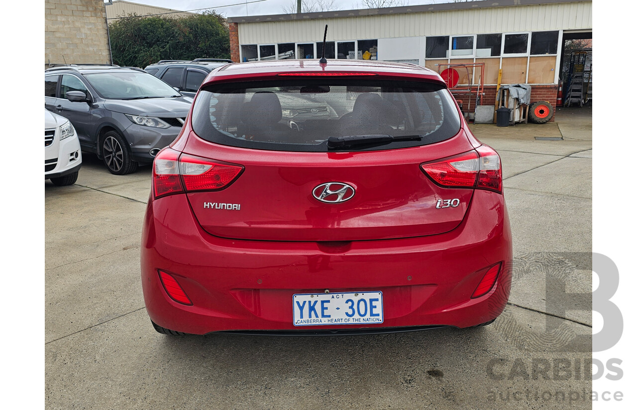 4/2013 Hyundai i30 Active GD 5d Hatchback Red 1.8L