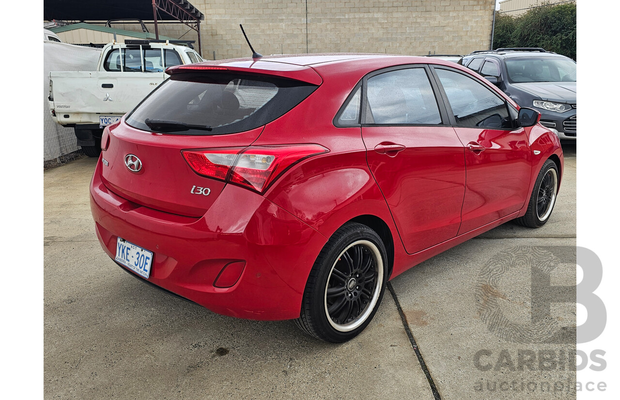 4/2013 Hyundai i30 Active GD 5d Hatchback Red 1.8L