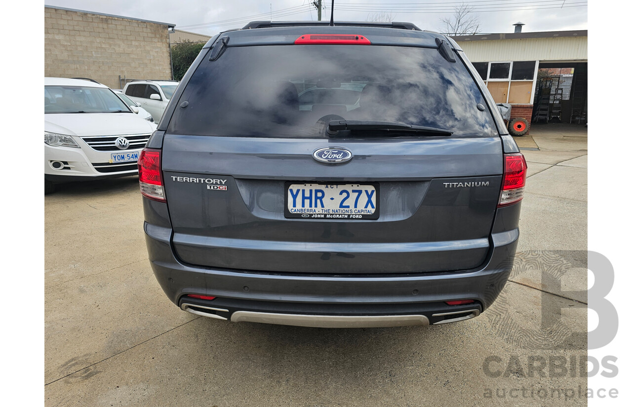 10/2011 Ford Territory Titanium (4x4) SZ 4d Wagon Grey 2.7L