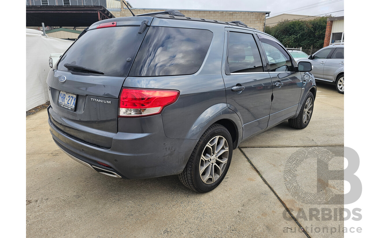 10/2011 Ford Territory Titanium (4x4) SZ 4d Wagon Grey 2.7L