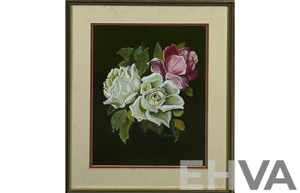 Una Parry, (20th Century, Australian, Active 1980s), Bush Profusion, Oil on Masonite, 30 x 38 cm (frame)