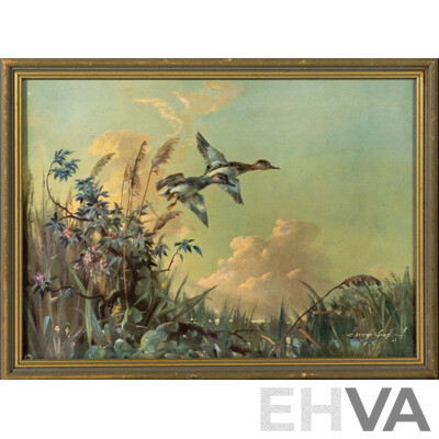 Vernon Ward, (20th Century, British, 1905-1985), May Morning (1946), Vintage Reproduction Colour Print of Original Oil, 29 x 39 cm (frame)