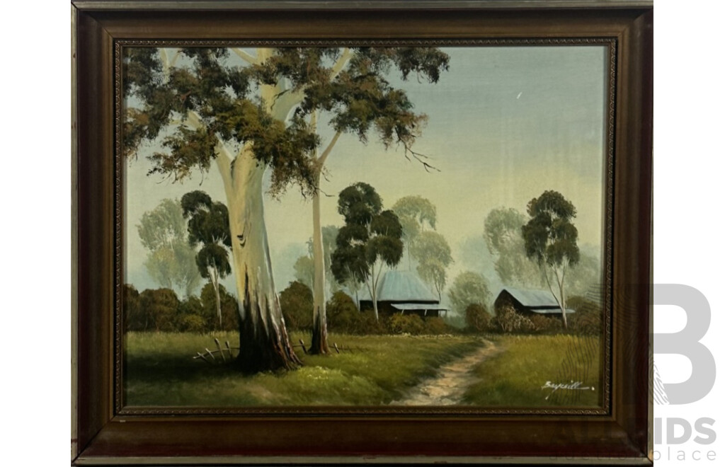 Artist Unknown, (20th Century), The Path Leading Home, Oil on Canvas, 56 x 72 cm (frame)