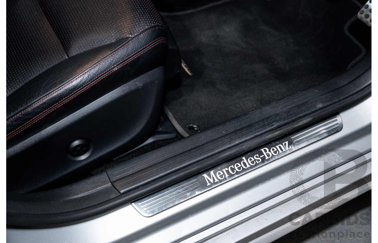 6/2015 Mercedes Benz CLA250 Sport 4matic (AWD) AMG Pack 4d Shooting Brake 117 4d Wagon Polar Silver Metallic Turbo 2.0L