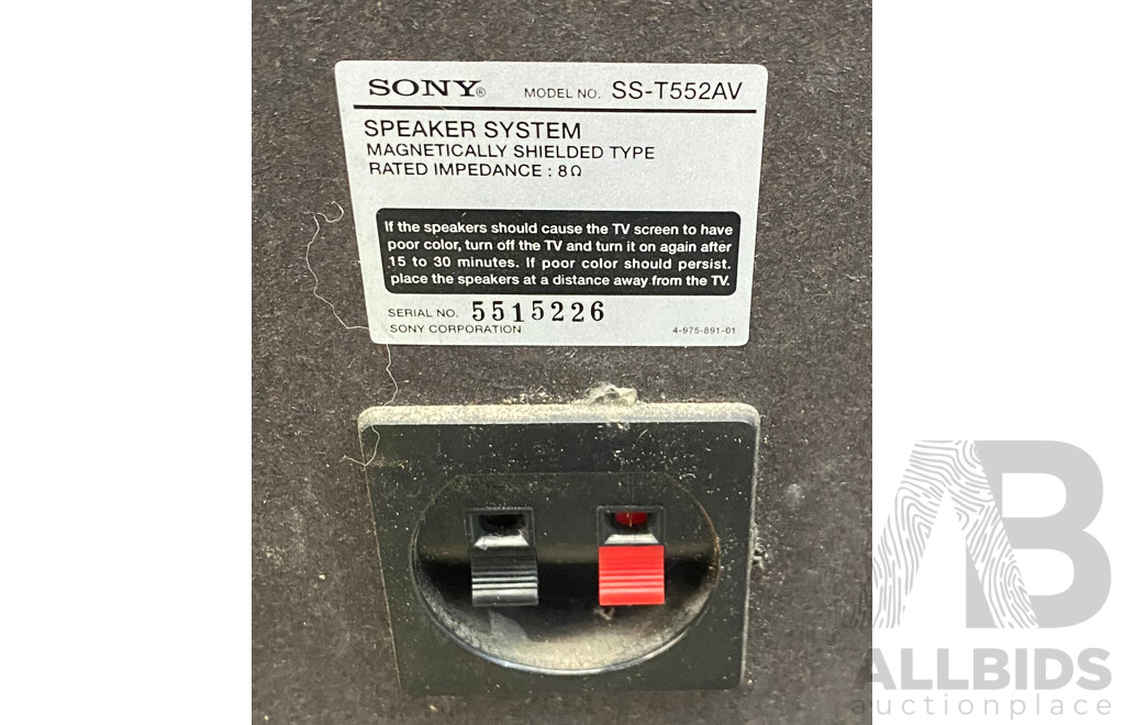 Sony Surround Sound Speaker System