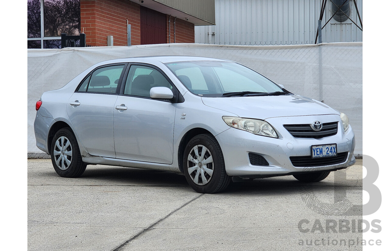 02/2009 Toyota Corolla ASCENT FWD ZRE152R 4D Sedan Silver 1.8L