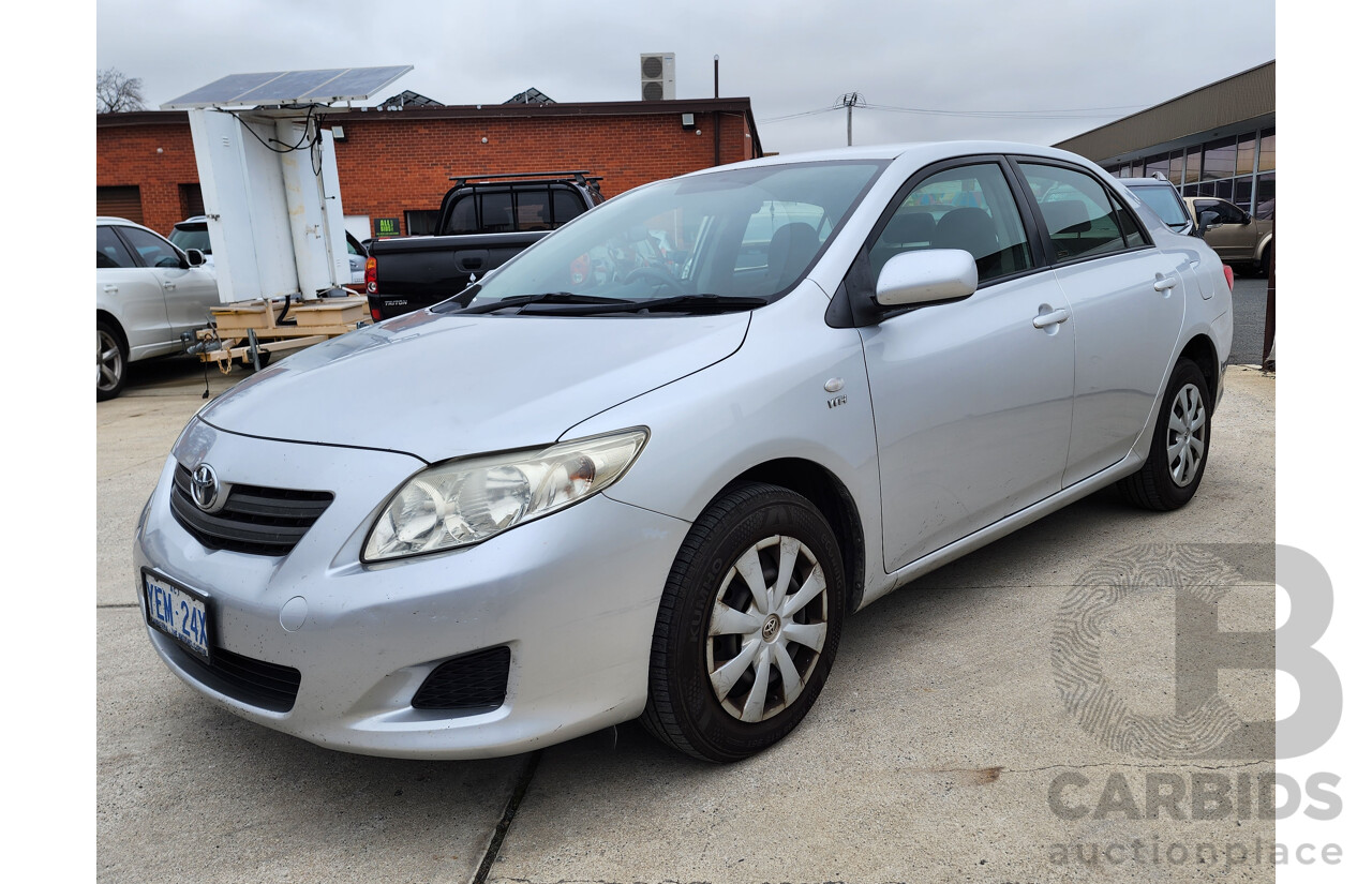 02/2009 Toyota Corolla ASCENT FWD ZRE152R 4D Sedan Silver 1.8L