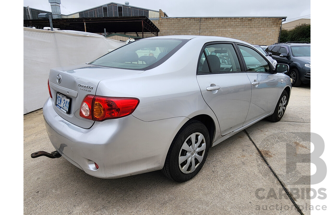 02/2009 Toyota Corolla ASCENT FWD ZRE152R 4D Sedan Silver 1.8L