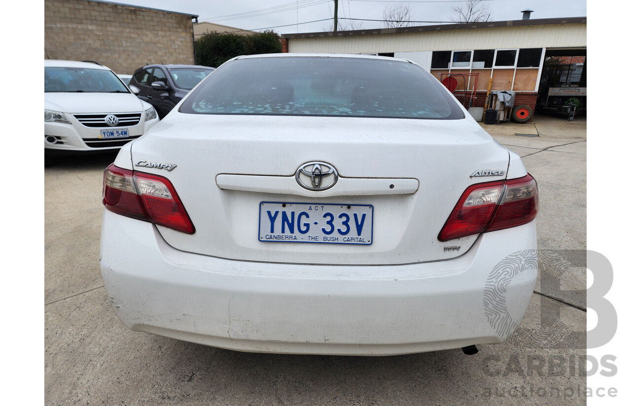 07/2006 Toyota Camry ALTISE FWD ACV40R 4D Sedan White 2.4L