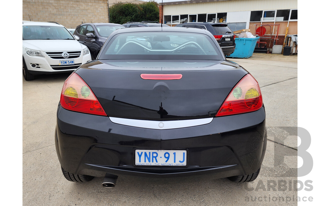 09/2005 Holden Tigra  FWD XC 2D Convertible Black 1.8L