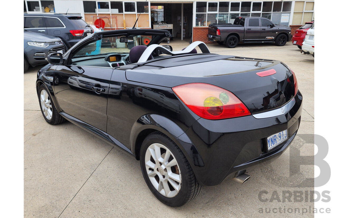 09/2005 Holden Tigra  FWD XC 2D Convertible Black 1.8L