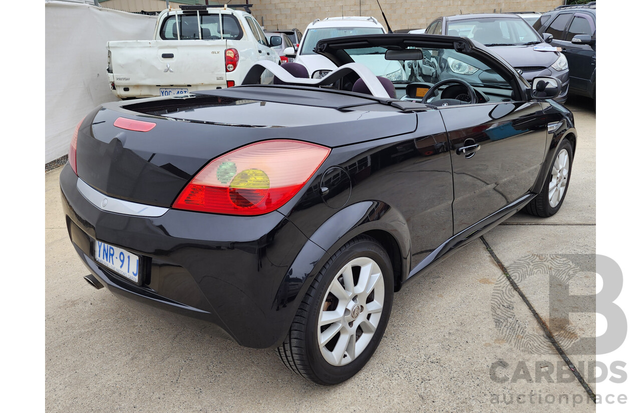 09/2005 Holden Tigra  FWD XC 2D Convertible Black 1.8L