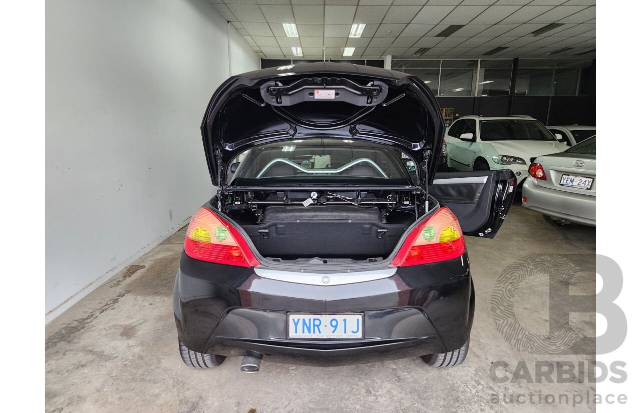 09/2005 Holden Tigra  FWD XC 2D Convertible Black 1.8L