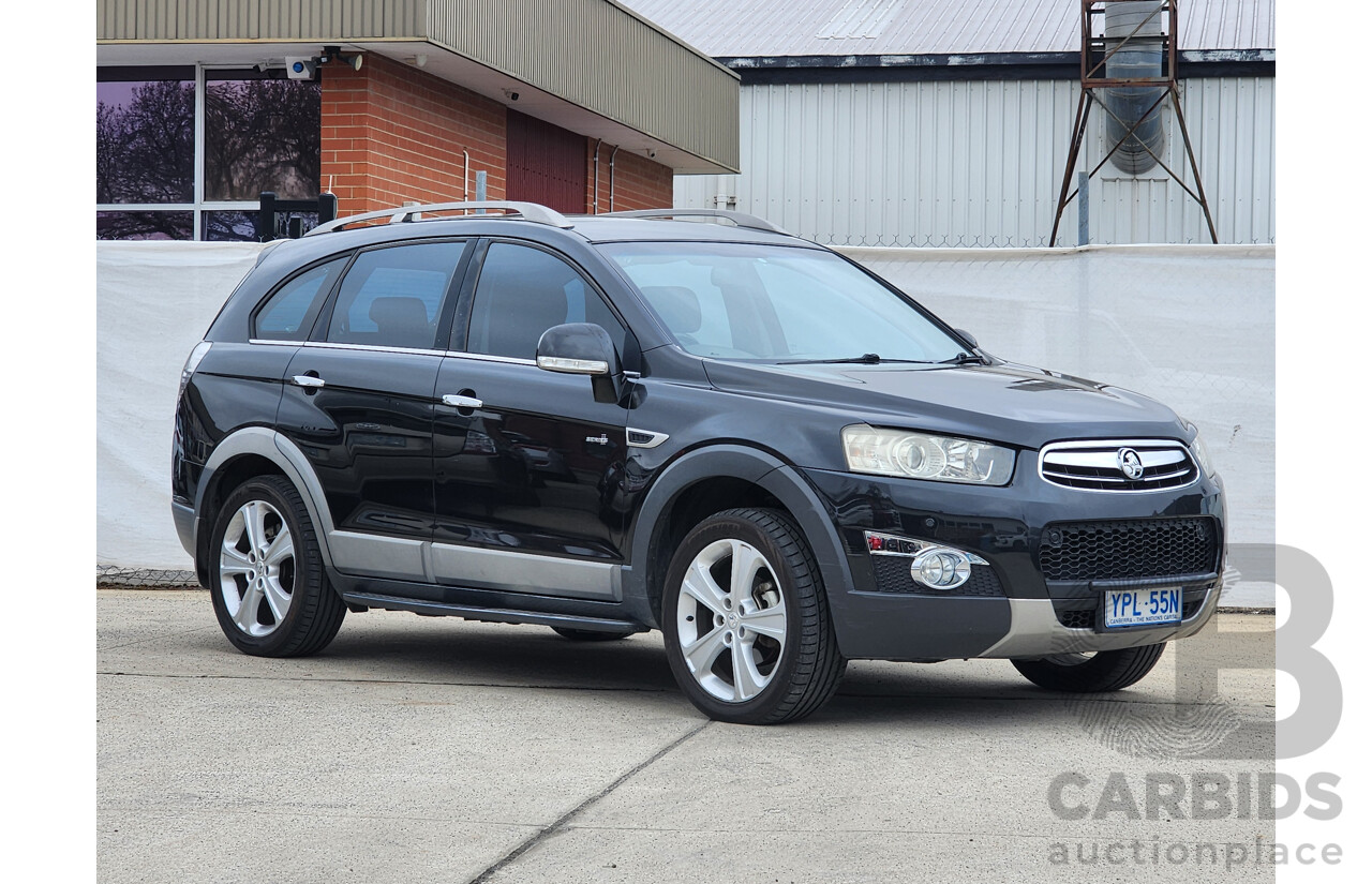 10/2012 Holden Captiva 7 LX (4x4) AWD CG MY12 4D Wagon Black 2.2L