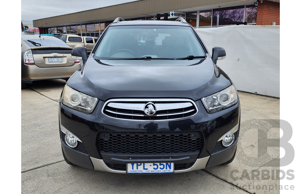 10/2012 Holden Captiva 7 LX (4x4) AWD CG MY12 4D Wagon Black 2.2L