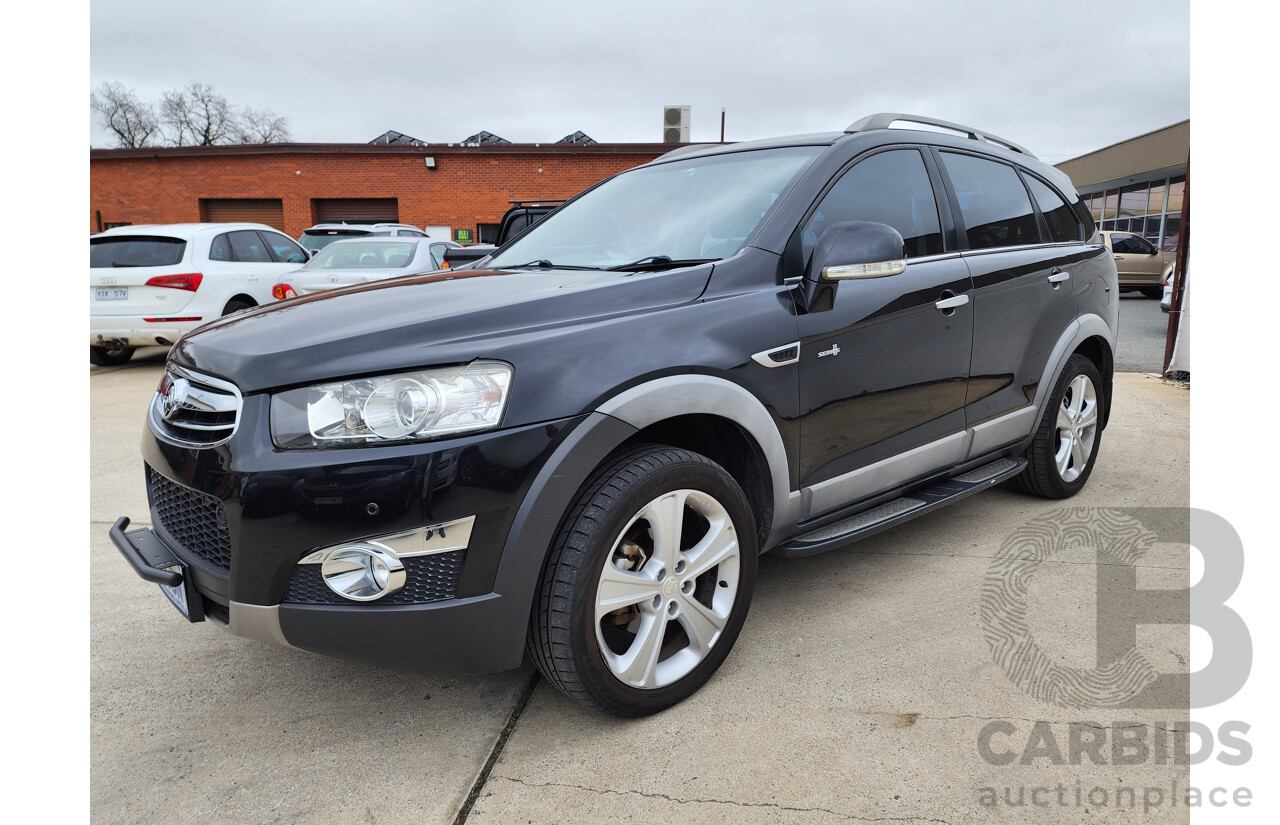 10/2012 Holden Captiva 7 LX (4x4) AWD CG MY12 4D Wagon Black 2.2L