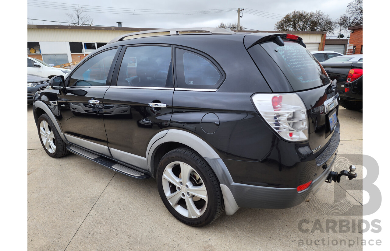 10/2012 Holden Captiva 7 LX (4x4) AWD CG MY12 4D Wagon Black 2.2L