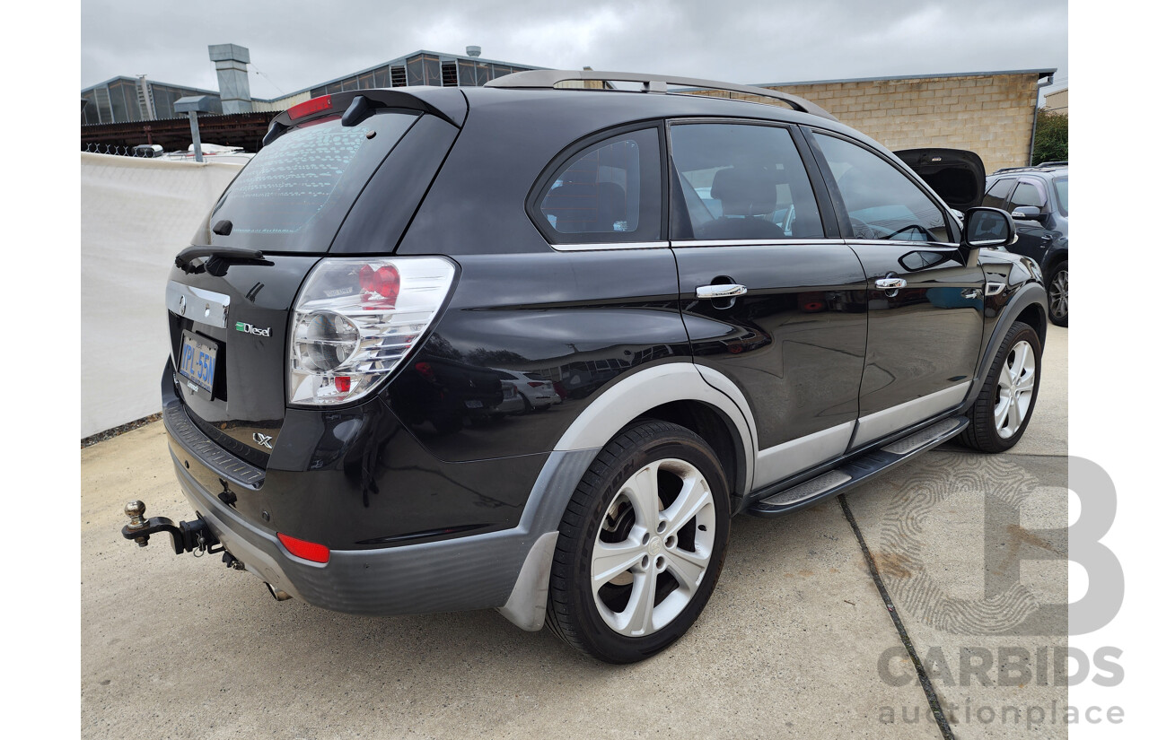 10/2012 Holden Captiva 7 LX (4x4) AWD CG MY12 4D Wagon Black 2.2L