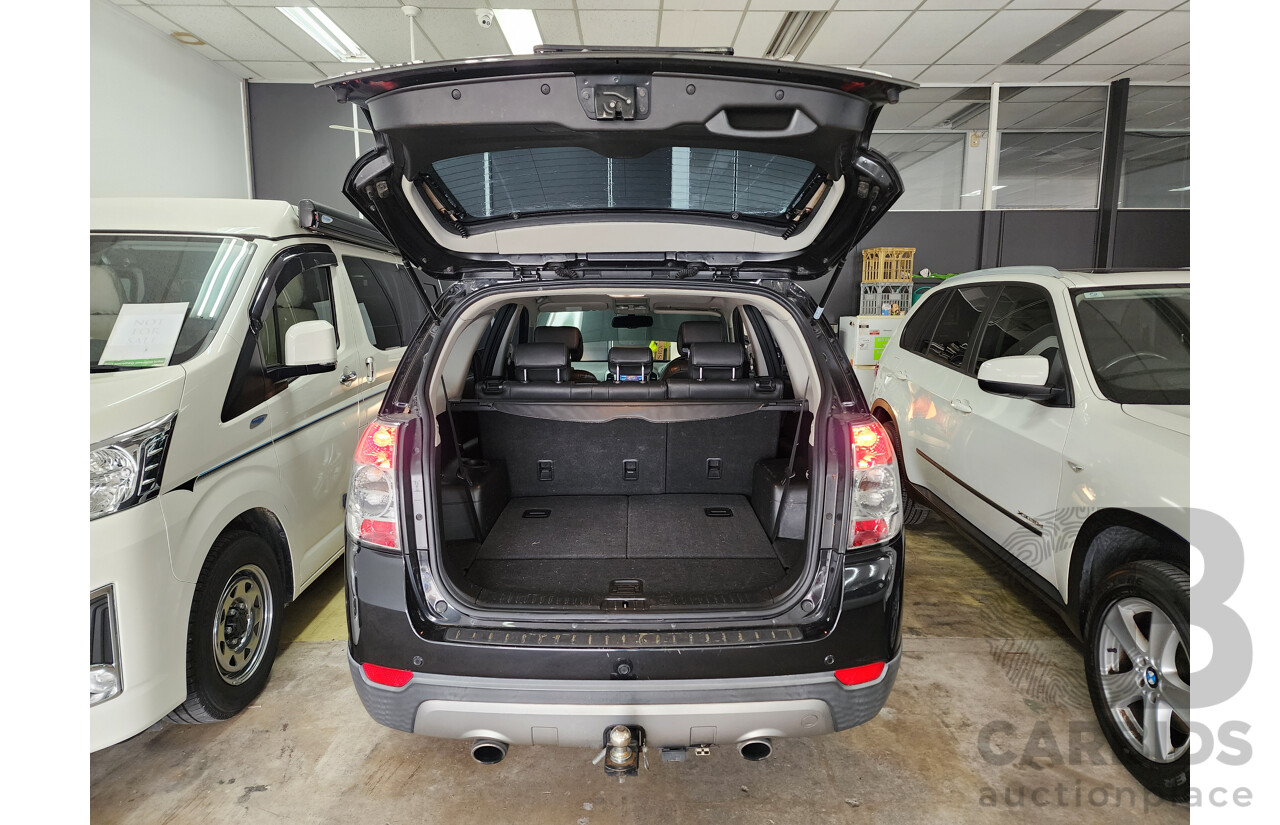 10/2012 Holden Captiva 7 LX (4x4) AWD CG MY12 4D Wagon Black 2.2L