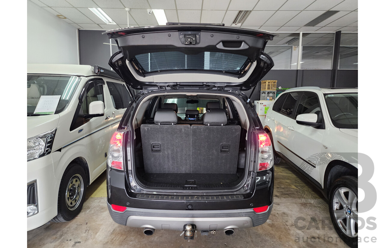 10/2012 Holden Captiva 7 LX (4x4) AWD CG MY12 4D Wagon Black 2.2L