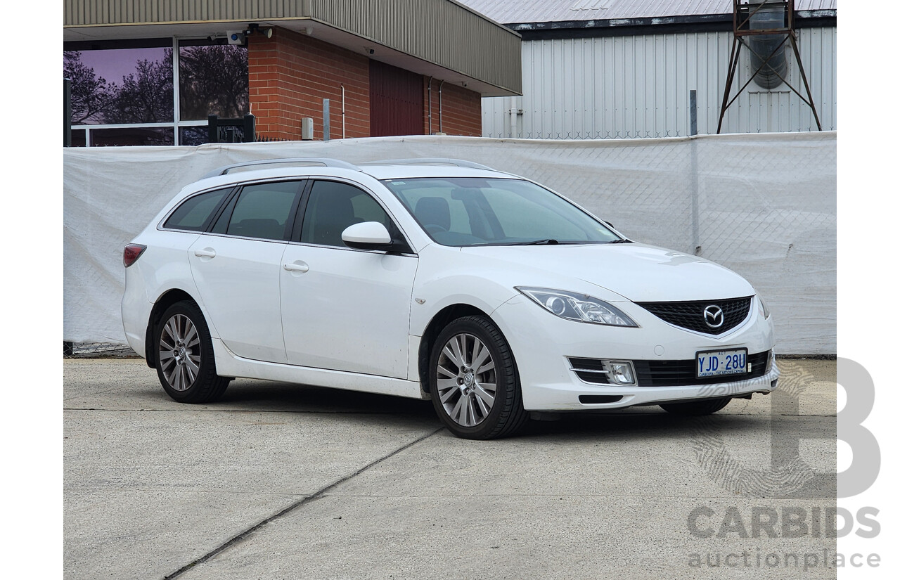 04/2008 Mazda Mazda6 CLASSIC FWD GH 4D Wagon White 2.5L