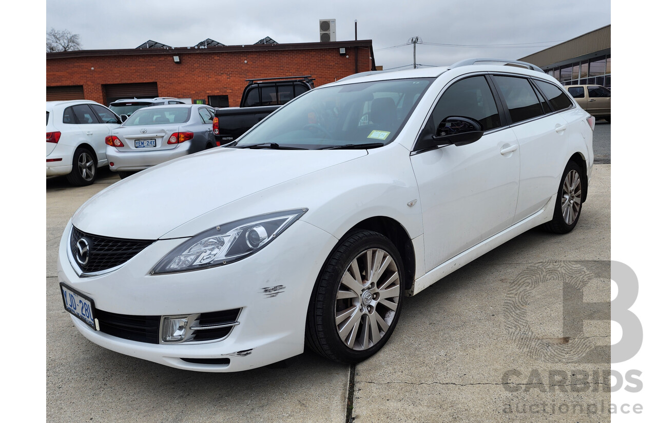 04/2008 Mazda Mazda6 CLASSIC FWD GH 4D Wagon White 2.5L