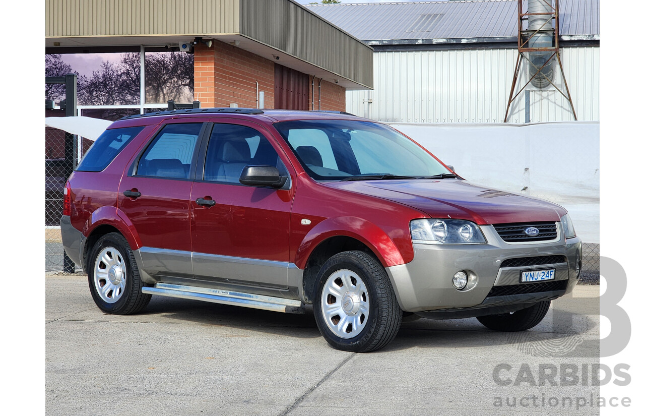 03/2005 Ford Territory TX (RWD) RWD SX 4D Wagon Maroon 4.0L