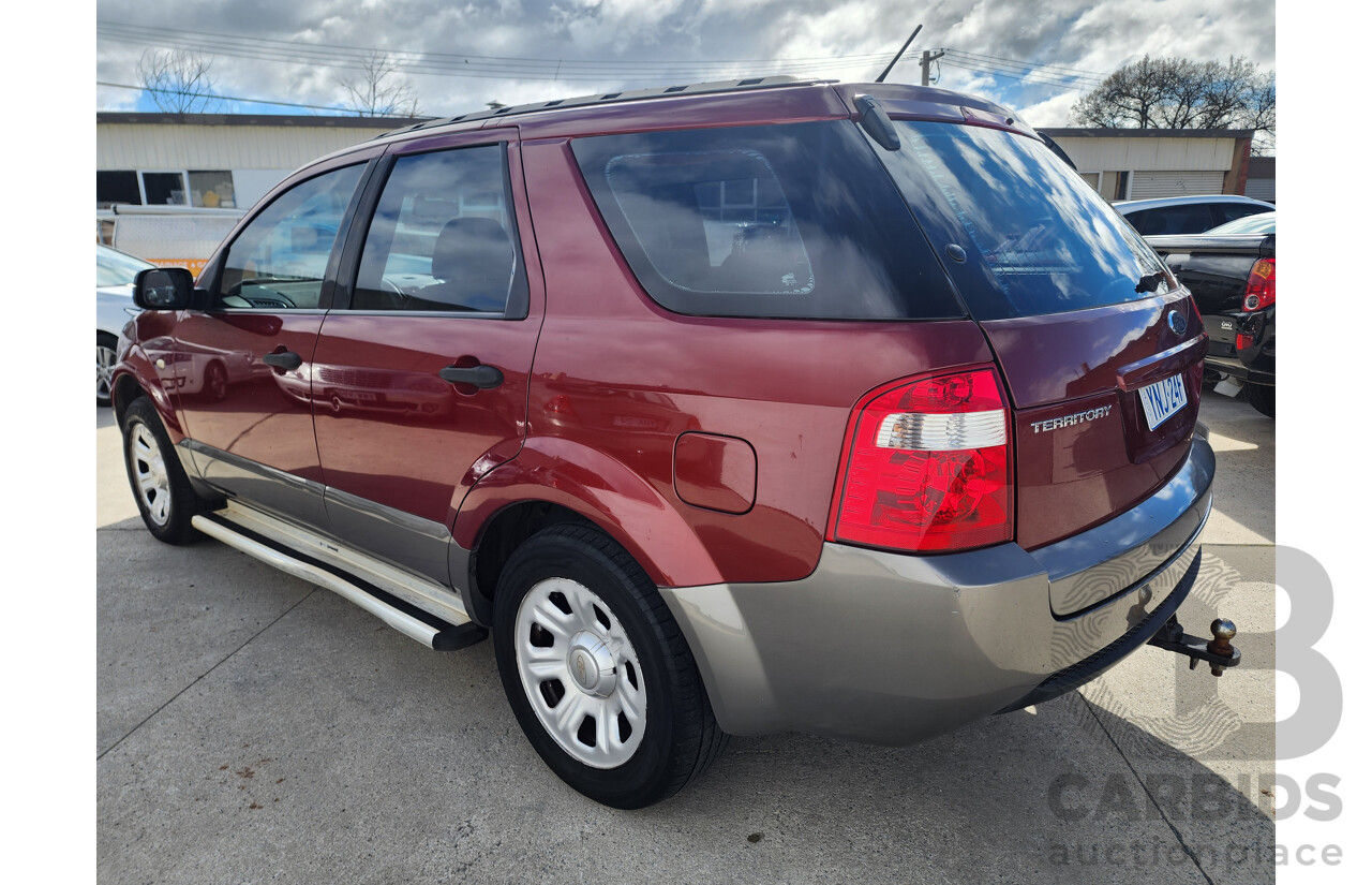 03/2005 Ford Territory TX (RWD) RWD SX 4D Wagon Maroon 4.0L