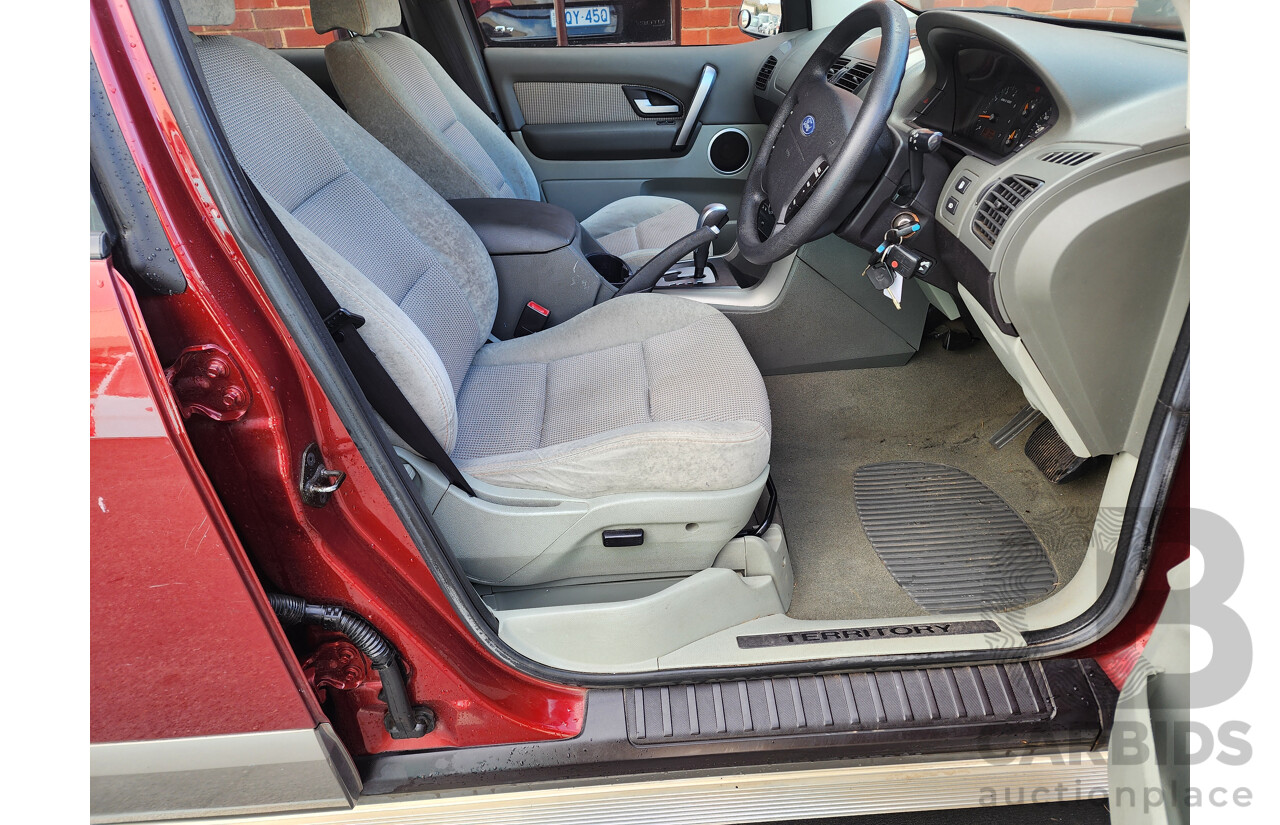 03/2005 Ford Territory TX (RWD) RWD SX 4D Wagon Maroon 4.0L