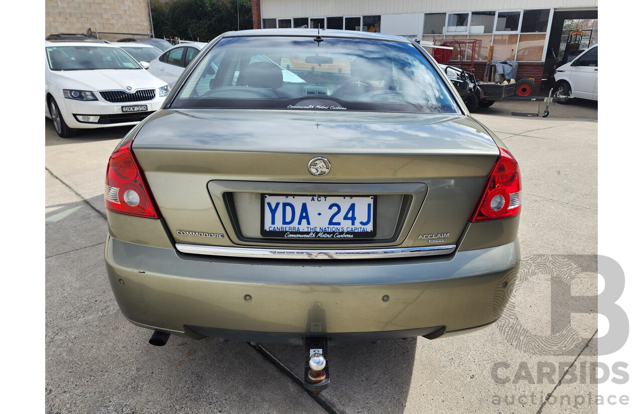 08/2003 Holden Commodore ACCLAIM RWD VY 4D Sedan Grey 3.8L