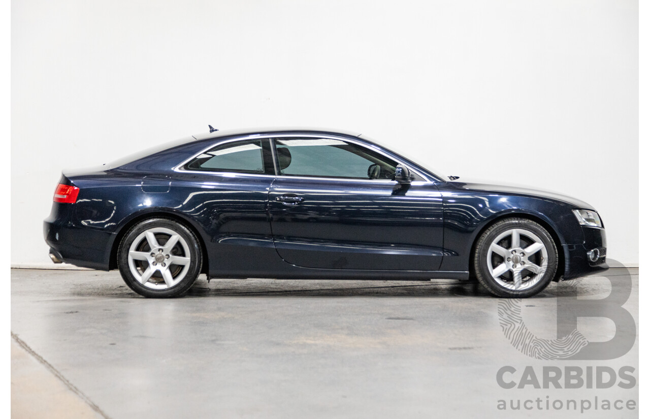 3/2010 Audi A5 3.0 TDI Quattro (AWD) 8T 2d Coupe Deep Sea Blue Turbo Diesel 3.0L