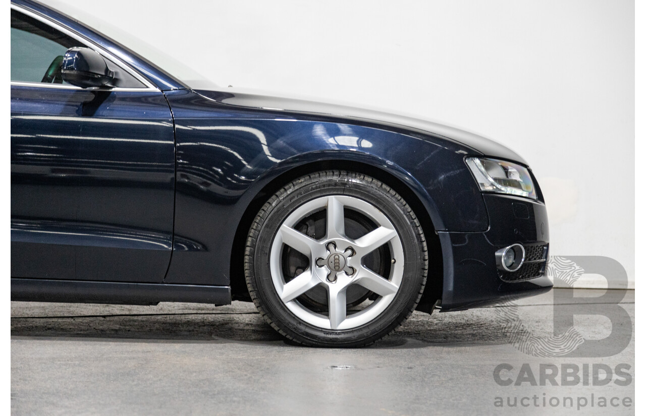 3/2010 Audi A5 3.0 TDI Quattro (AWD) 8T 2d Coupe Deep Sea Blue Turbo Diesel 3.0L