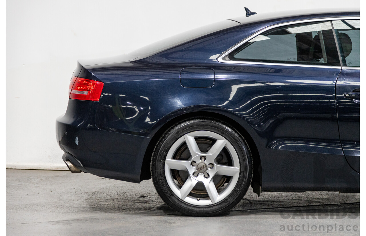 3/2010 Audi A5 3.0 TDI Quattro (AWD) 8T 2d Coupe Deep Sea Blue Turbo Diesel 3.0L