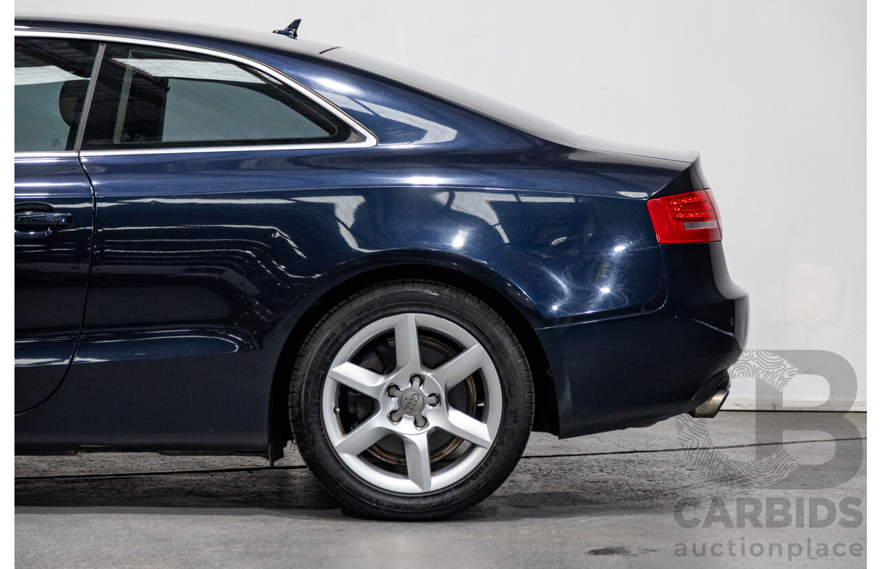 3/2010 Audi A5 3.0 TDI Quattro (AWD) 8T 2d Coupe Deep Sea Blue Turbo Diesel 3.0L