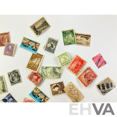 Collection of Australian Stamps Including Pre Federation and Predecimal, WA, SA, QLD, NSW, TAS