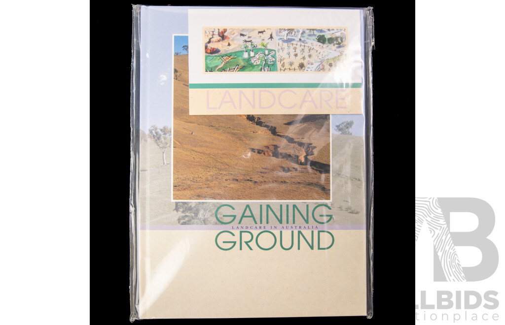 Collection of Australian Stamp Books Including Living Ocean, Land Care in Australia, War and Peace, Mission to Planet Earth, Australian World Heritage, Antarctica, ANZAC Tradition