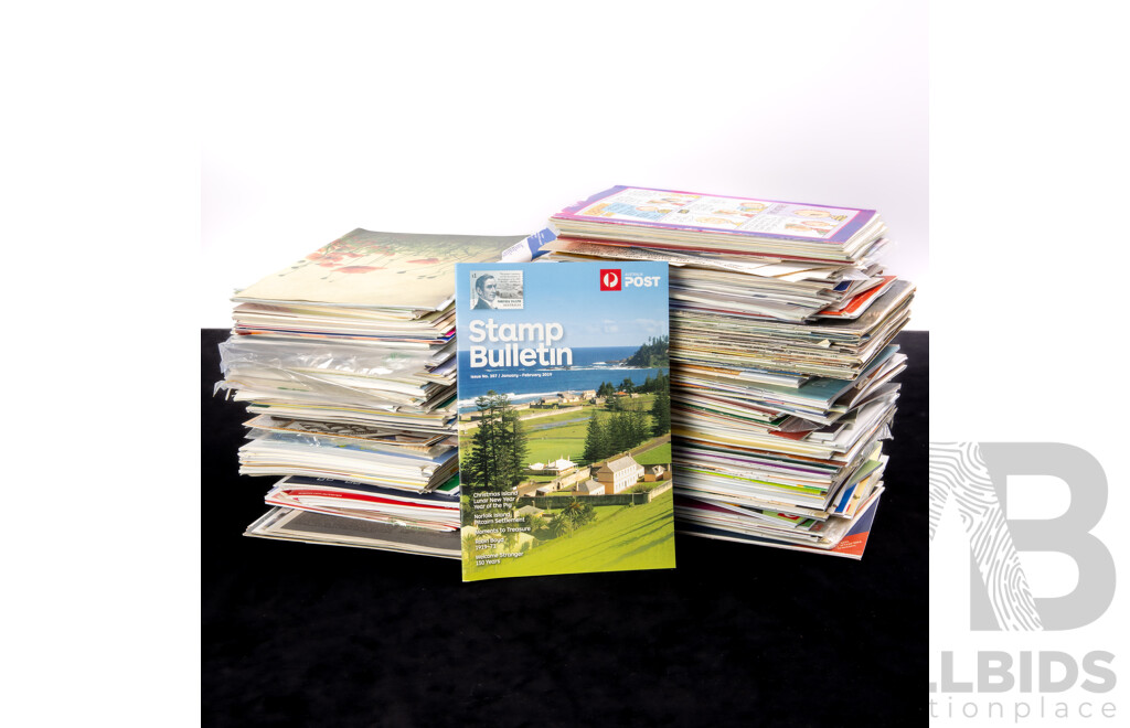 Large Collection of 2000's Australia Post Stamp Bulletins