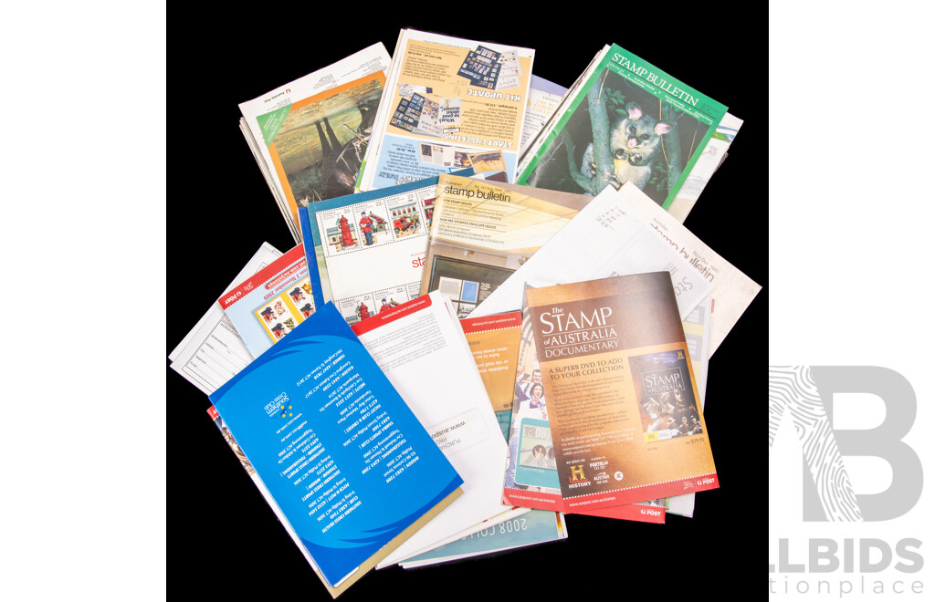 Large Collection of 2000's Australia Post Stamp Bulletins