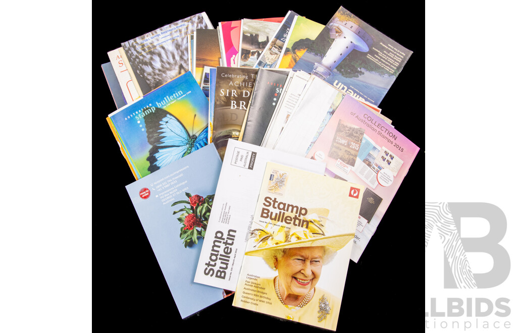 Large Collection of 2000's Australia Post Stamp Bulletins