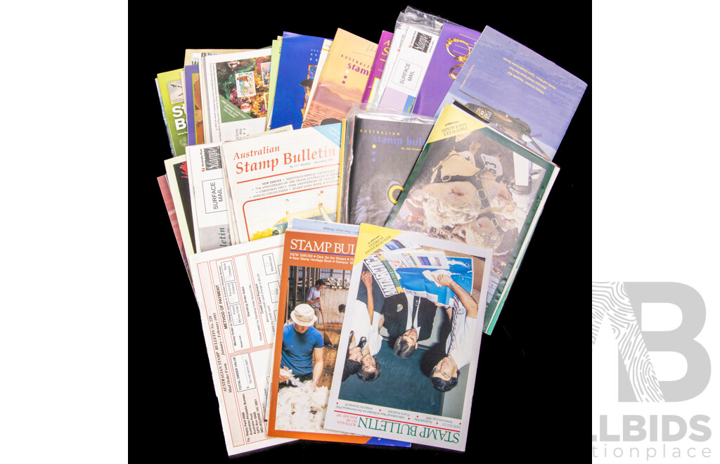 Large Collection of 2000's Australia Post Stamp Bulletins