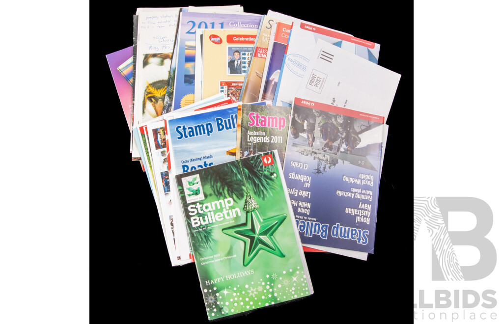 Large Collection of 2000's Australia Post Stamp Bulletins