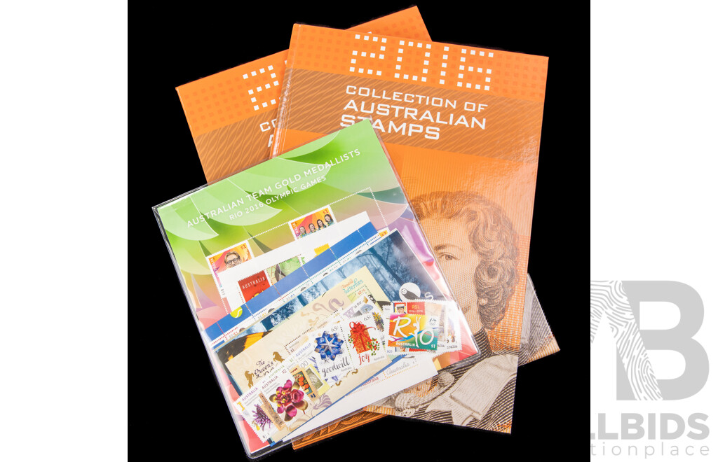 Australian 2016 Annual Stamp Album, Face Value $109