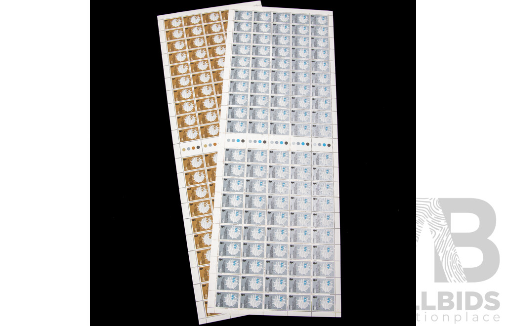 Australian 1981 Stamp Sheet Set, Commonwealth Heads of Government Meeting, Melbourne