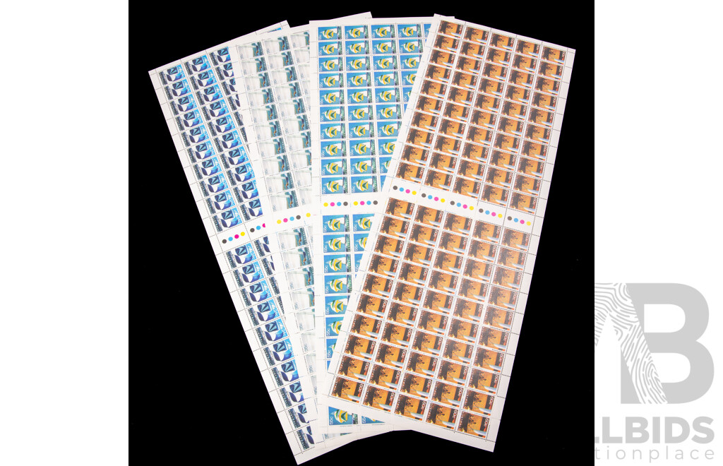 Australian 1981 Stamp Sheet Set, Yachting in Australia