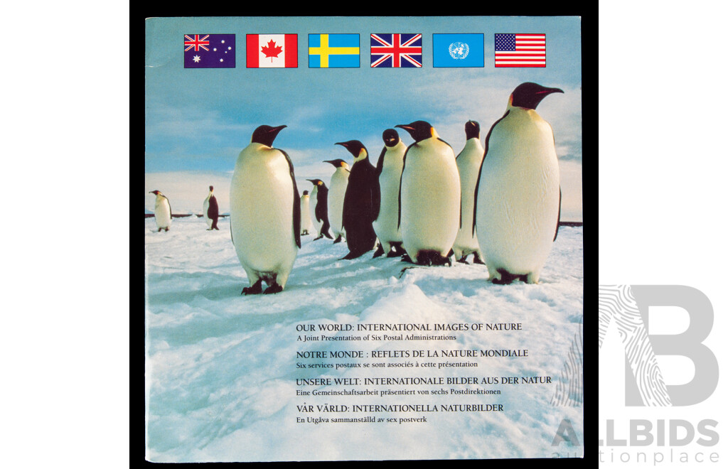 Collection of Australian Postal Stamp Books Including Zoos of Australia, ANZAC Tradition, Australian Sailing Ships, Women of Oz, International Yea of the Family, Our World International Images of Nature