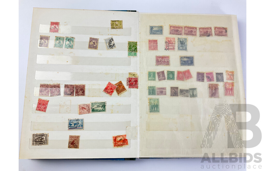 Album of Australian Mint and Cancelled Stamps Spanning 1930's to 1980's