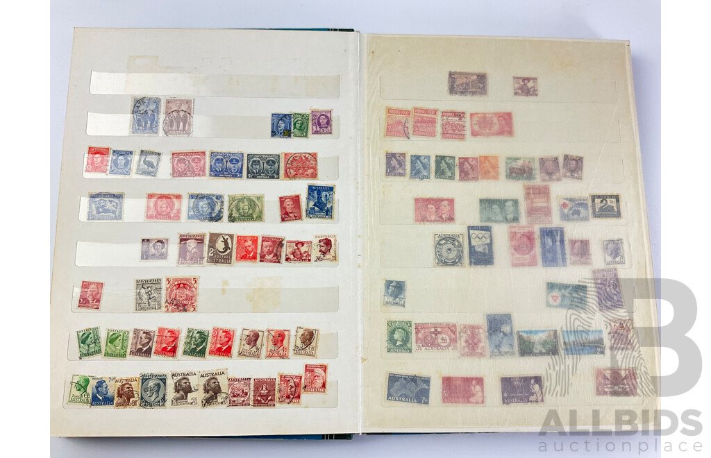 Album of Australian Mint and Cancelled Stamps Spanning 1930's to 1980's